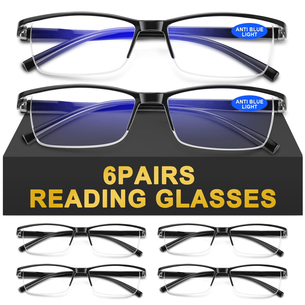 AIMISUV vista frontal del pack de seis gafas, comodidad inmediata