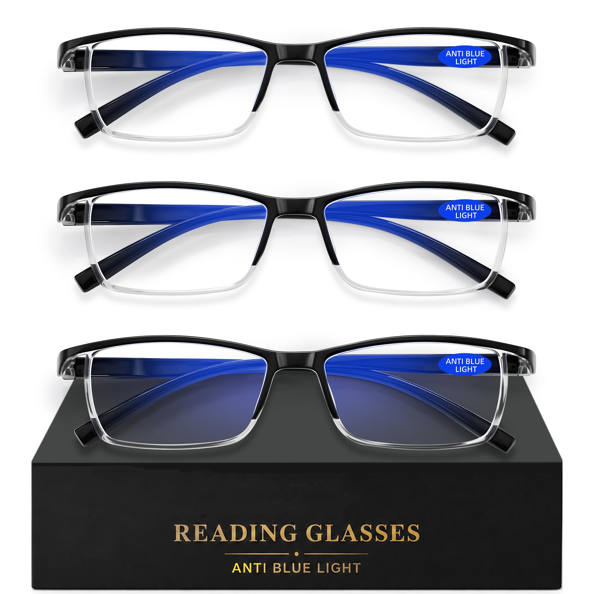 AIMISUV frontal pack de 3 gafas mostrando diseño y practicidad