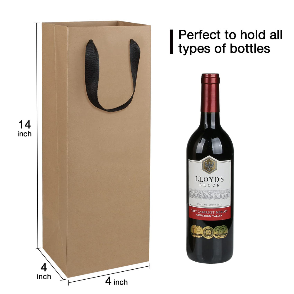 Aimyoo bolsa colocada con una botella de vino demostrando ajuste seguro