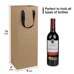 Aimyoo bolsa colocada con una botella de vino demostrando ajuste seguro
