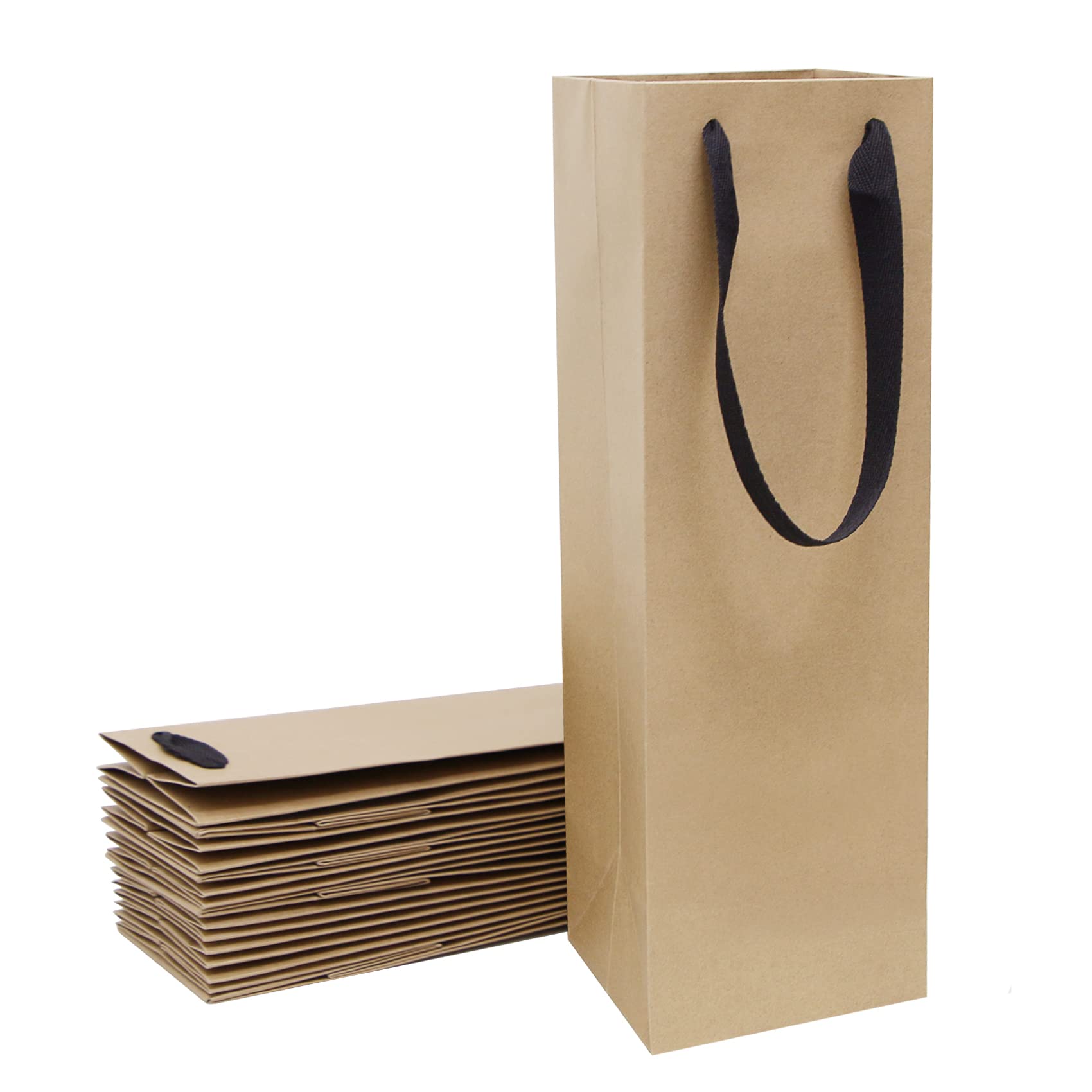 Aimyoo bolsa frontal marrón kraft mostrando su forma y estilo versátil