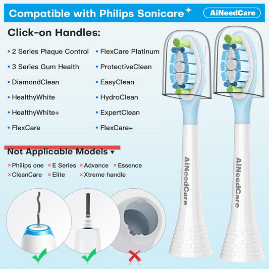 AiNeedCare primer plano cerdas DuPont mostrando suavidad efectiva