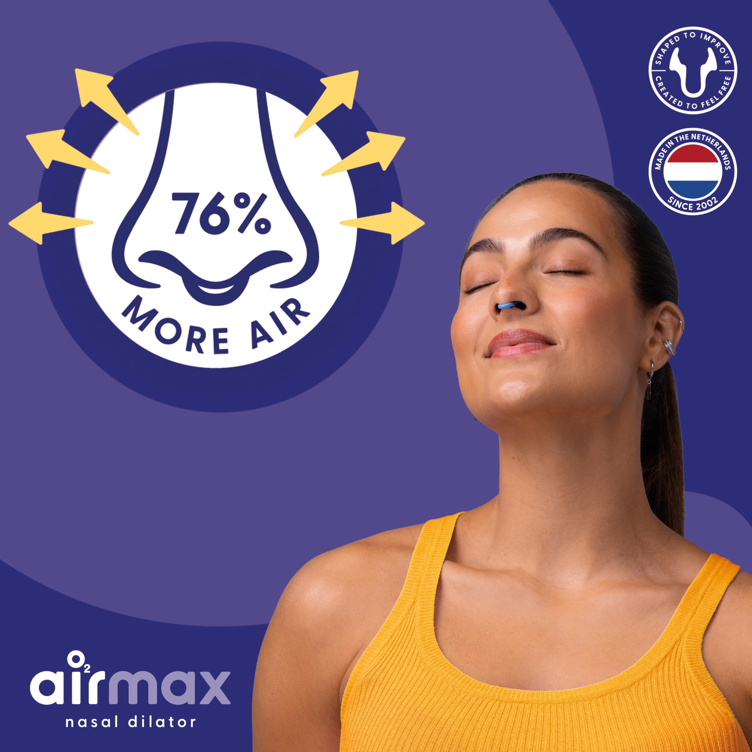 Air Max primer plano detalle de textura del dilatador para ajuste cómodo