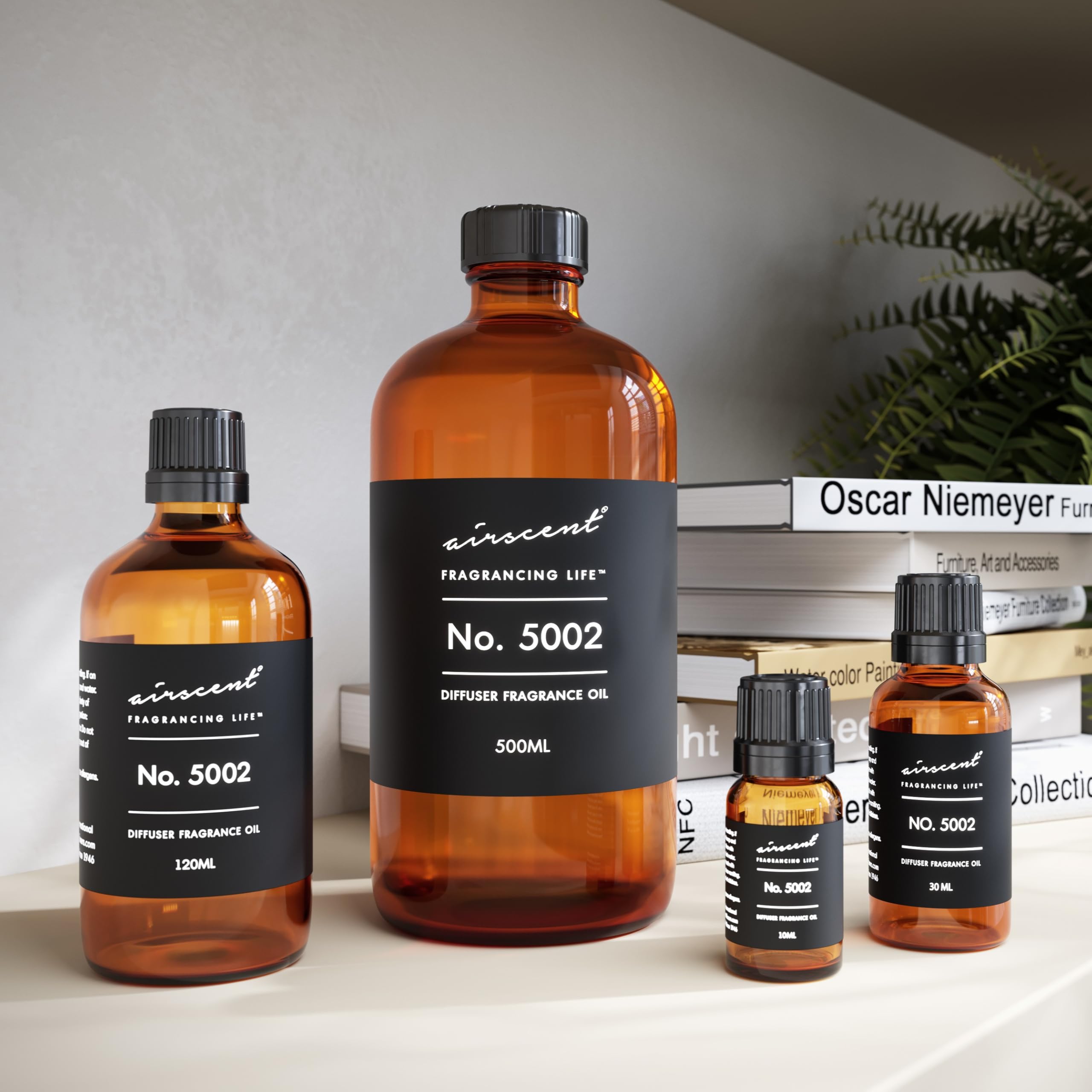 Air-Scent etiqueta con ingredientes y notas, transparencia de calidad