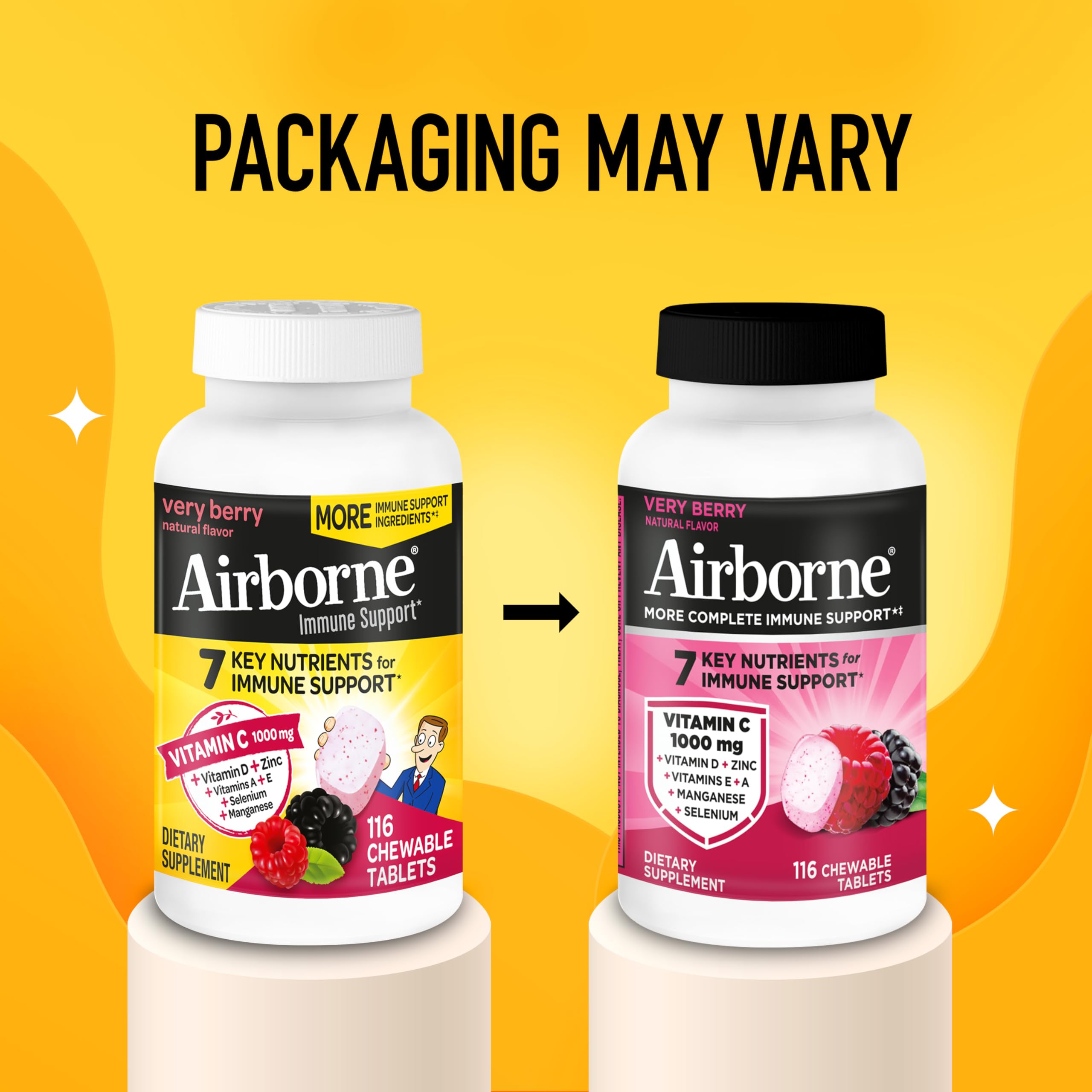 Airborne masticables en bolsillo o bolso ideal para tomar de viaje