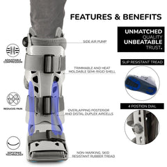 AIRCAST interior con celdas de aire que aportan compresión y confort