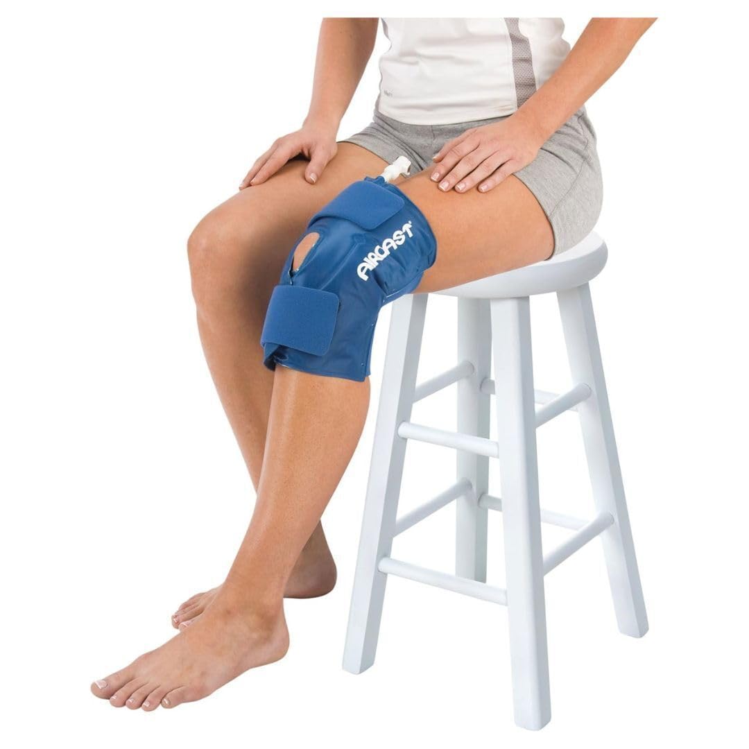 AIRCAST detalle de la almohadilla Cryo/Cuff y su forma anatómica