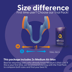 Empaque Air Max con sellos FDA CE ISO que transmite confianza y seguridad