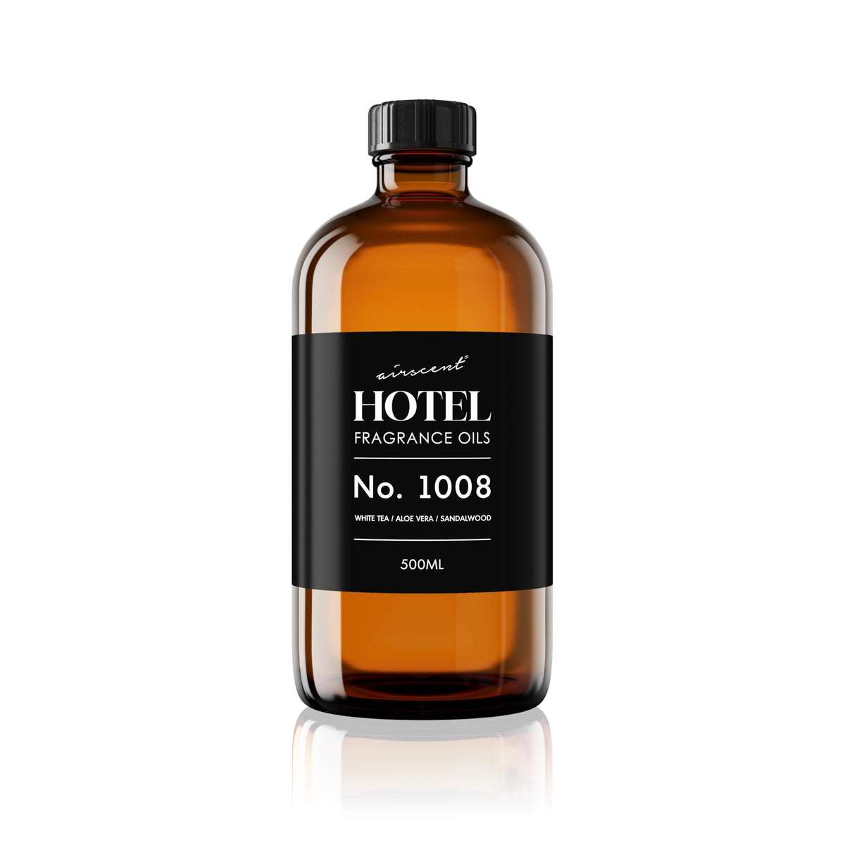 Air-Scent frasco frontal 500 ml mostrando etiqueta clara y profesional