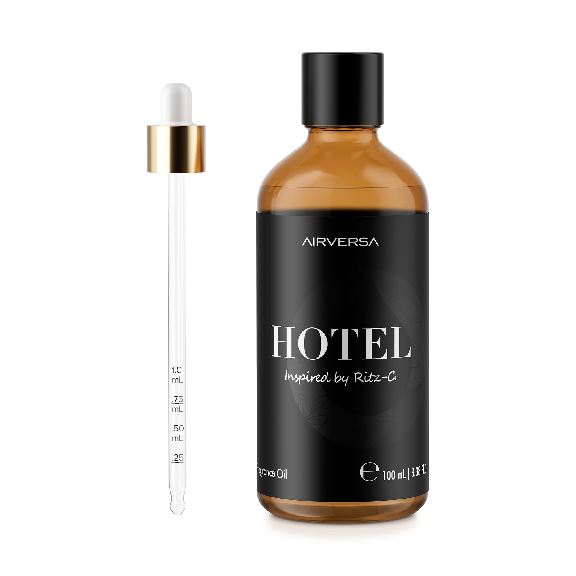 Airversa frasco 100 mL frente mostrando etiqueta elegante y aroma lujoso