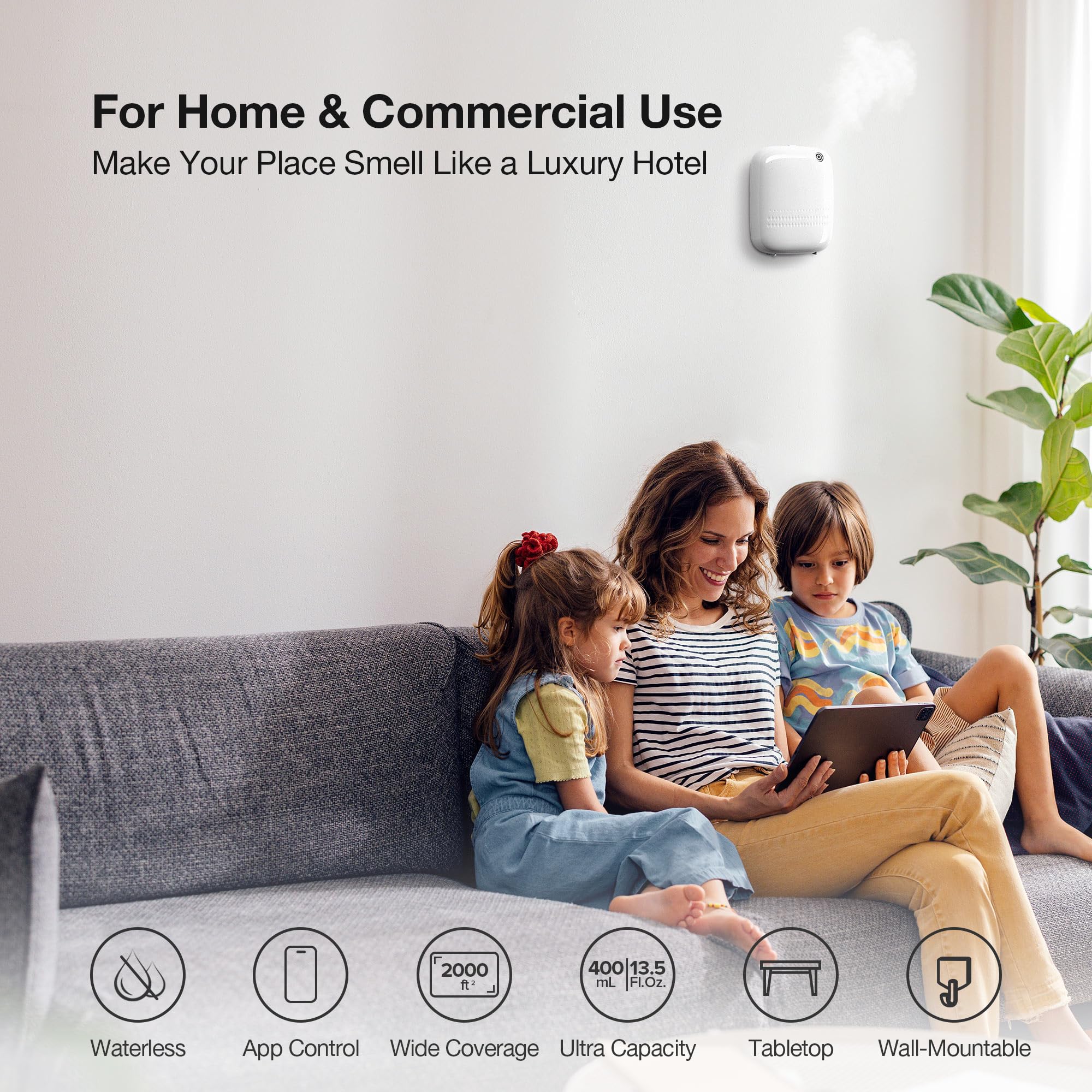 Airversa acabado superficial en detalle que facilita limpieza y estética