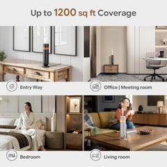Aplicación Sleekpoint en smartphone controlando Airversa desde distancia