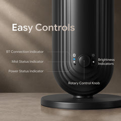 Dial y luz nocturna Airversa con ajustes cálidos para ambiente relajante