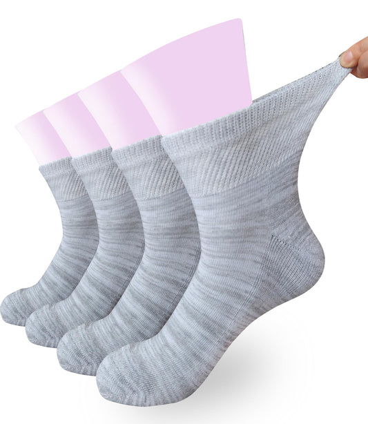 Aisesine vista frontal del pack de 4 pares, comodidad inmediata