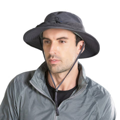 AISIYEDO sombrero en uso durante pesca, sombra y seguridad