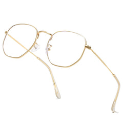 aisswzber gafas hexagonales frontal con diseño moderno y comodidad