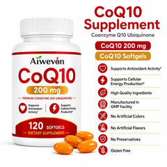 Aiwevon producto junto a vitaminas en mesa de mañana para conveniencia