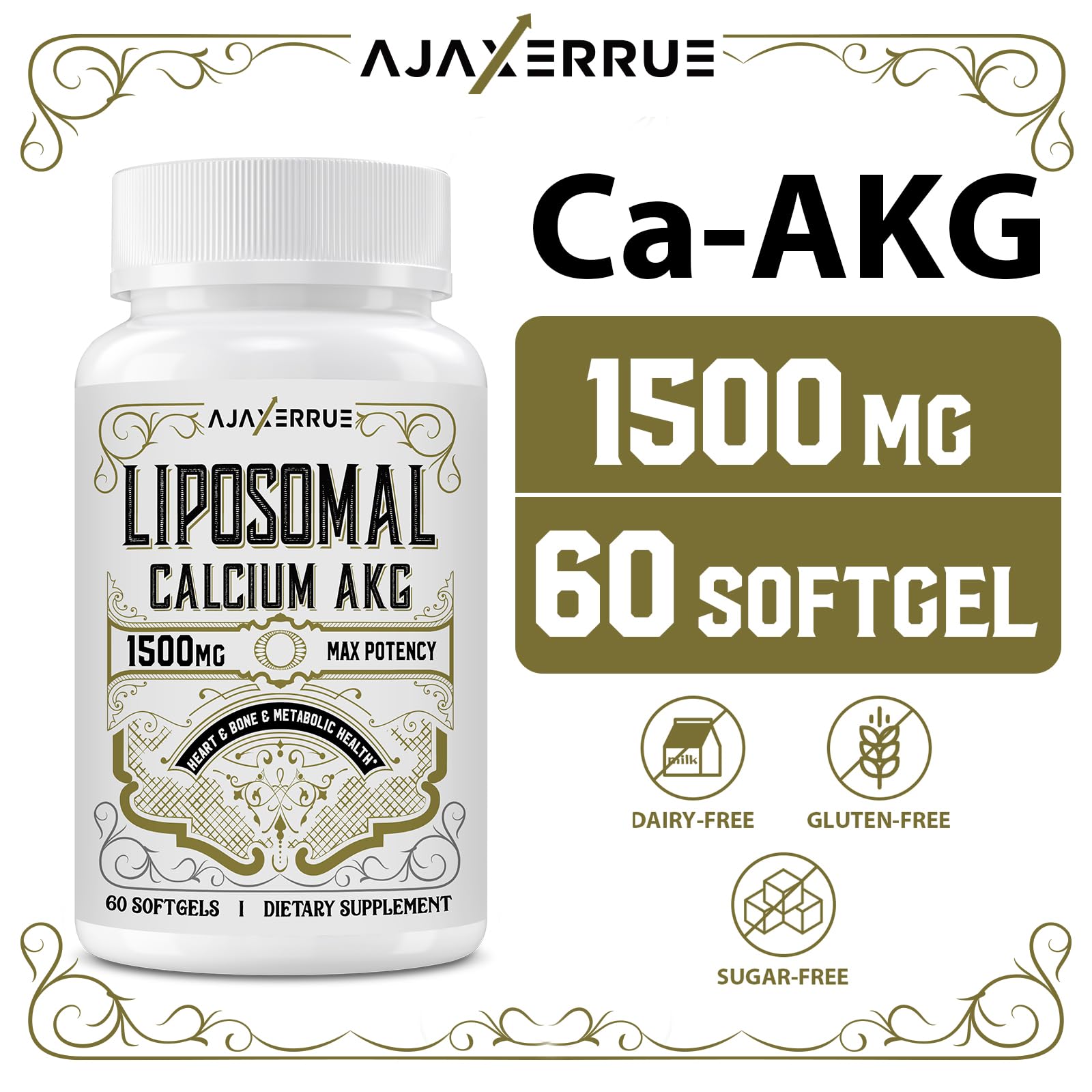 AJAXERRUE etiqueta con ingredientes y beneficios para comprobar la composición clara