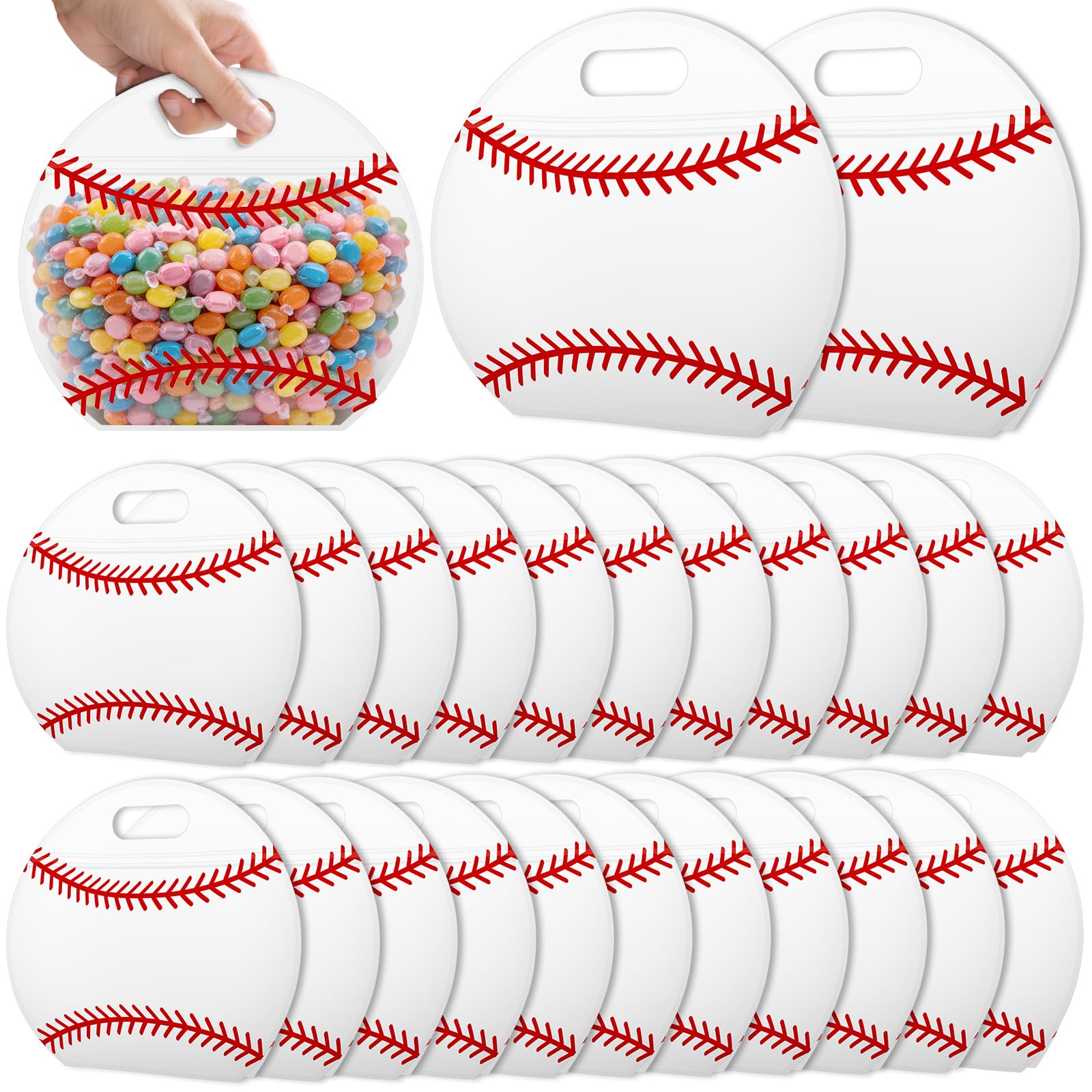 AKAIXI bolsa frontal con diseño béisbol que mejora presentación