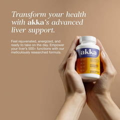 AKKA etiqueta nutricional en primer plano que muestra ingredientes y pureza