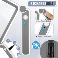 AKKYCVS lupa plegada dentro de su estuche para transporte seguro y compacto