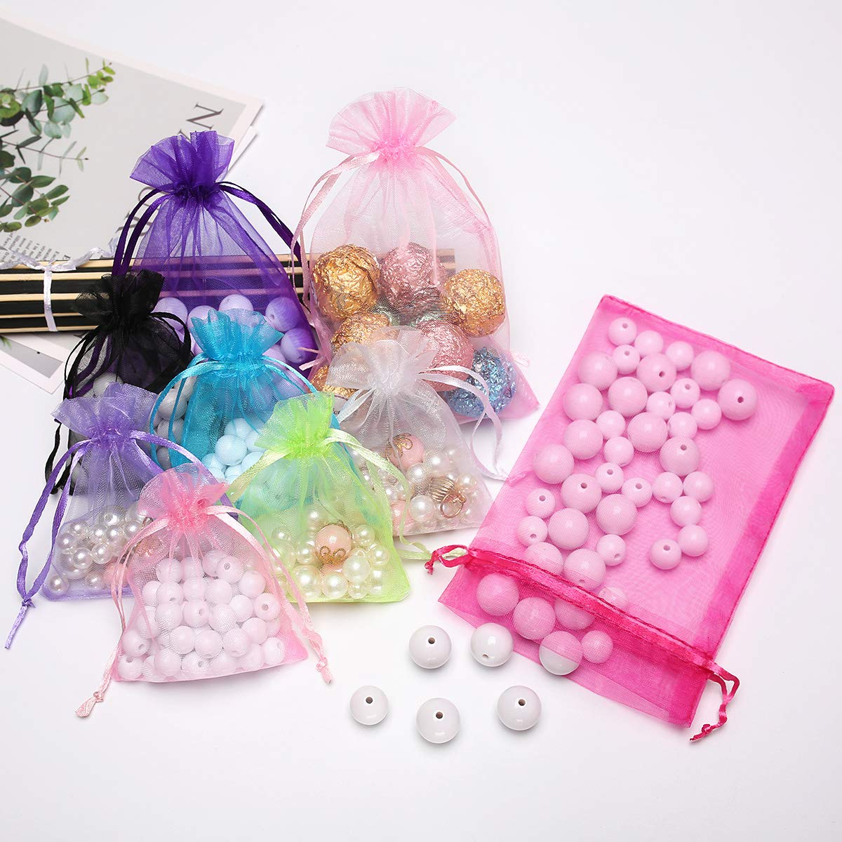 Akstore bolsa abierta con dulces para fiestas y venta