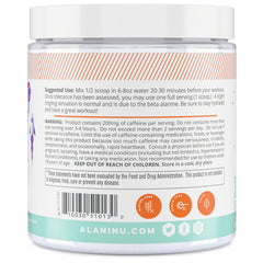Alani Nu bebida GLAXAY en vaso listo para entrenar con energía
