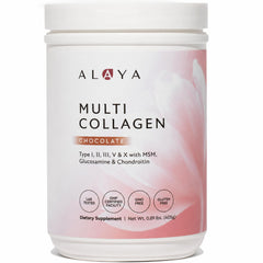 Alaya Naturals envase frontal mostrando diseño y porciones para uso diario