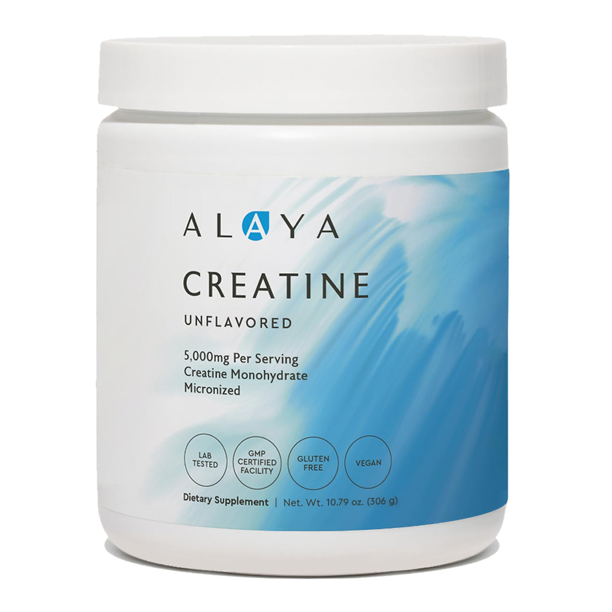 Alaya Naturals envase frontal claro mostrando producto y beneficio de rendimiento