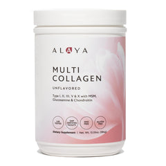 Alaya Naturals envase frontal claro mostrando la marca y beneficios
