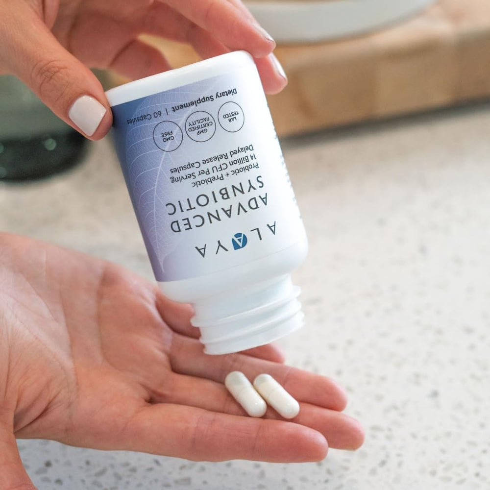 Alaya Naturals ingredientes Sunfiber y L‑glutamina en imagen de ingredientes funcionales