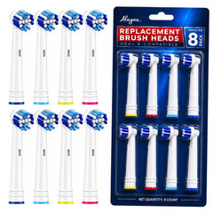 Alayna vista frontal del pack de 8 cabezales con diseño Precision, práctico