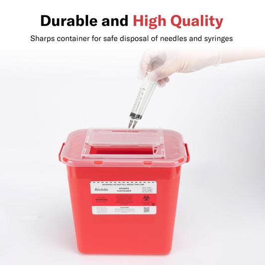 Alcedo tapa transparente que permite ver el nivel de llenado con seguridad