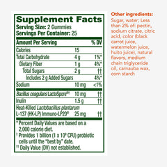 Align etiqueta con ingredientes y uso recomendado legible