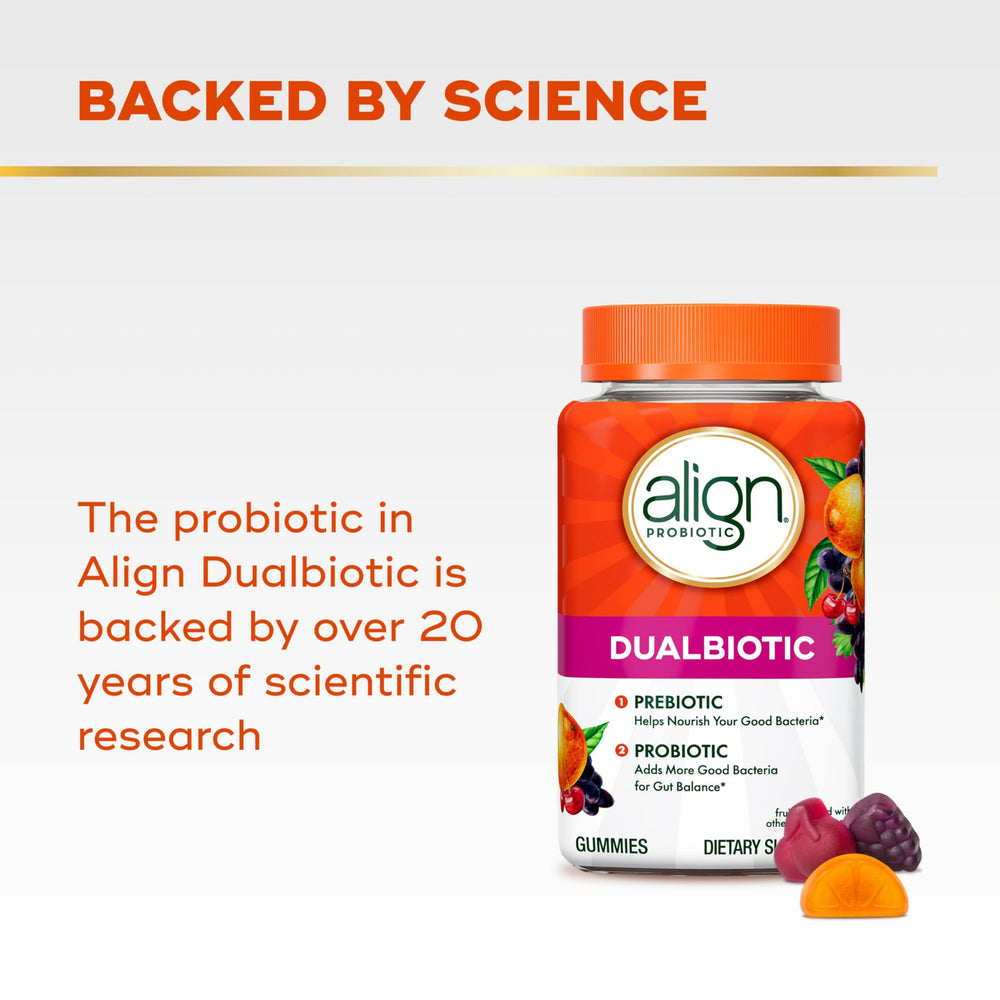 Ingredientes clave Align: inulina y Bacillus coagulans, beneficio nutricional
