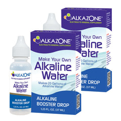 Alkazone frente del empaque mostrando el frasco y beneficio portátil