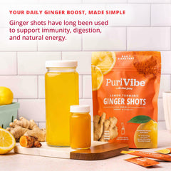 All About Juicing stick pack abierto con polvo listo para mezclar y fácil uso