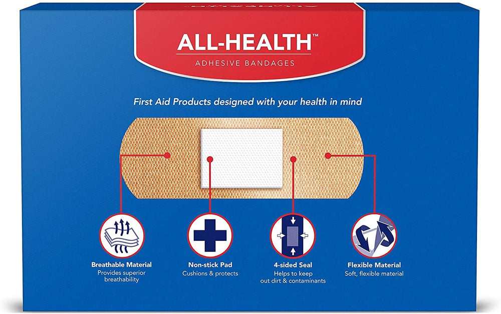 All Health vendajes en mochila lista para actividad al aire libre y viajes