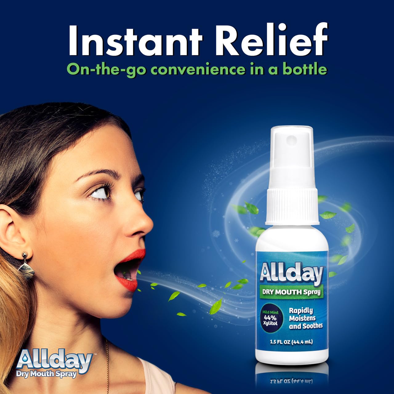 Allday etiqueta con ingredientes y beneficios visibles claramente