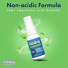 Allday niebla del spray humectante captada en primer plano