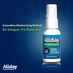 Allday spray en cabina de avión mostrando uso en viajes