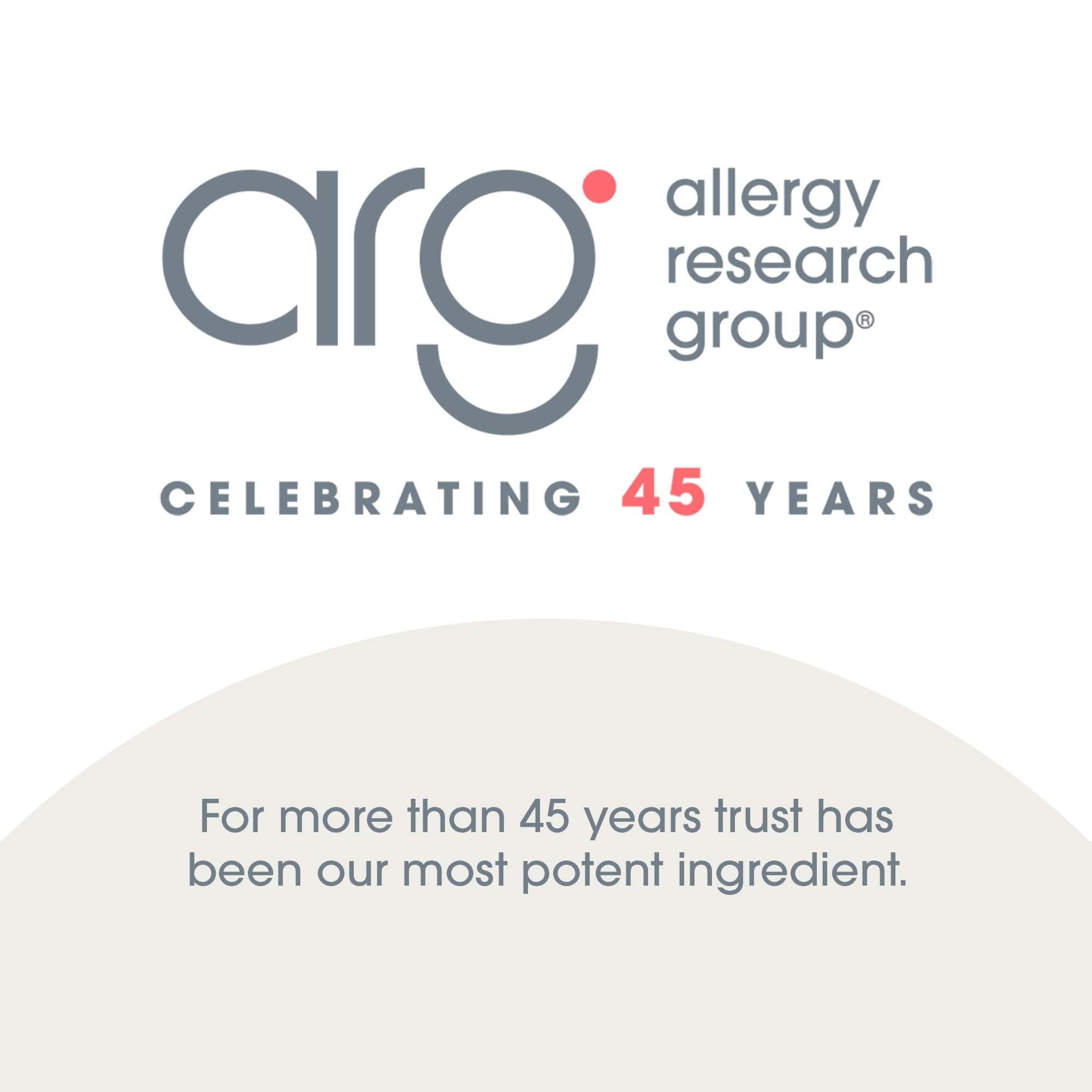 Allergy Research Group producto en ambiente de cocina saludable, integra con estilo de vida