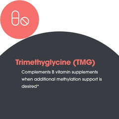 Allergy Research Group ARG TMG envase junto a alimentos saludables para contexto de uso