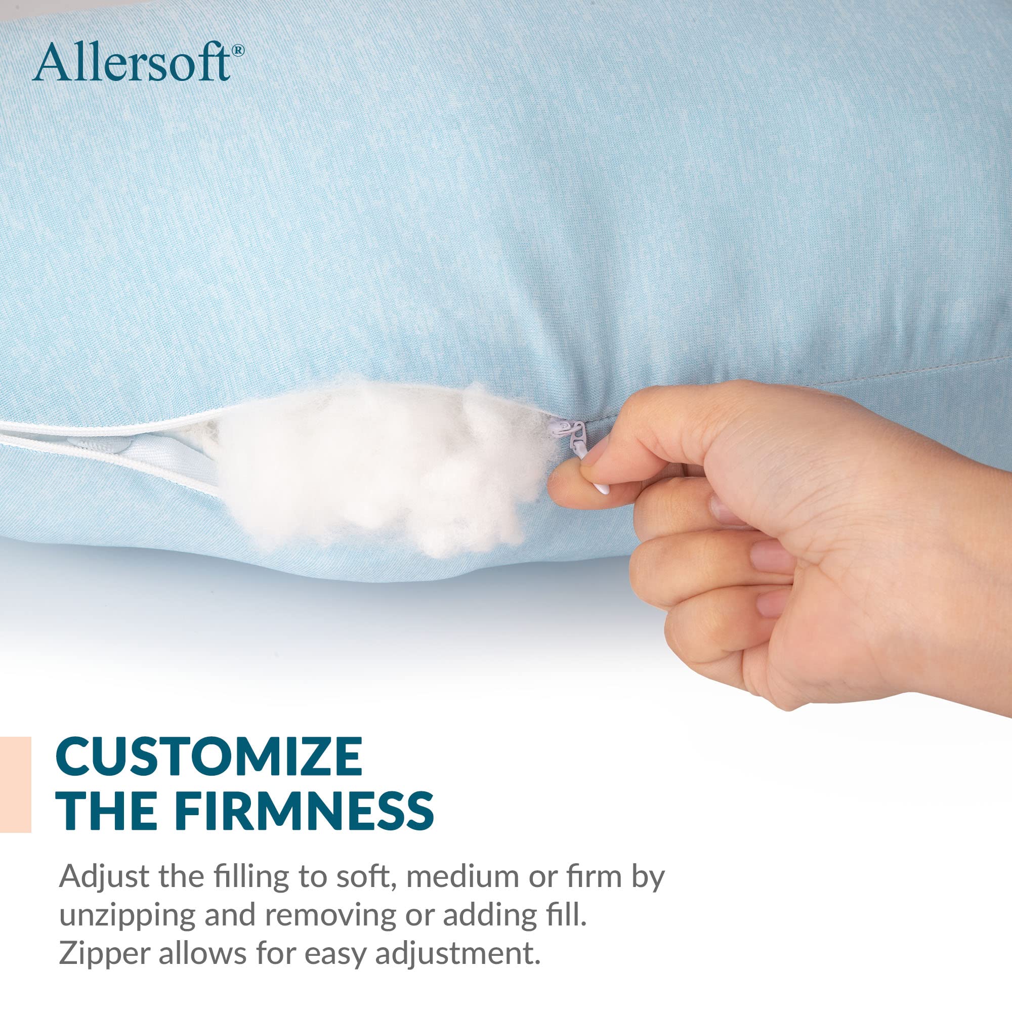 Allersoft reversible en uso izquierdo y derecho según necesidad