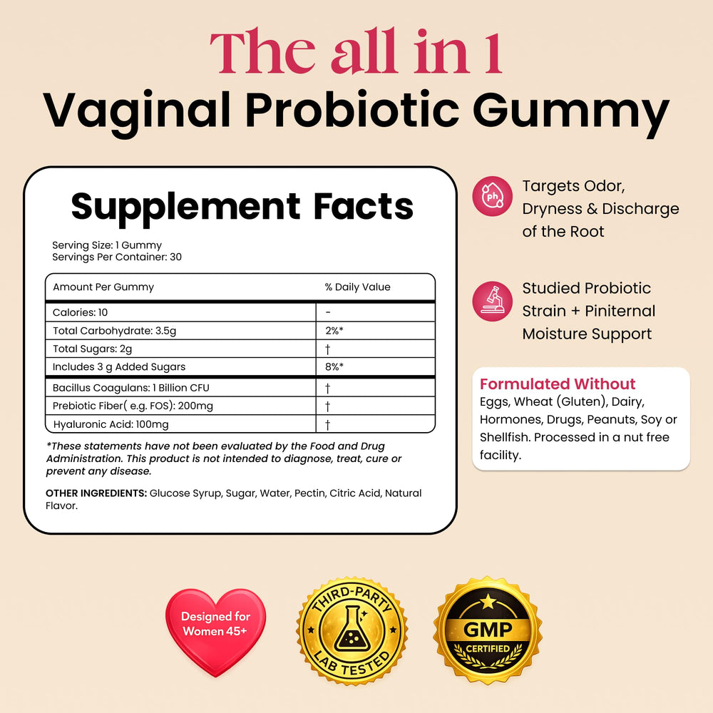 ALLFEMME etiqueta con ingredientes y certificaciones que demuestra calidad