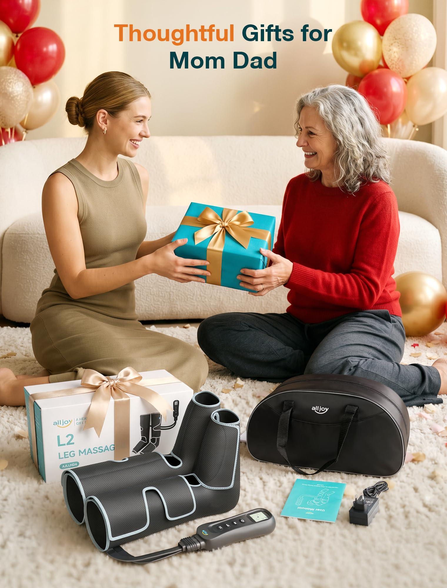 ALLJOY producto presentado como regalo para alivio y bienestar