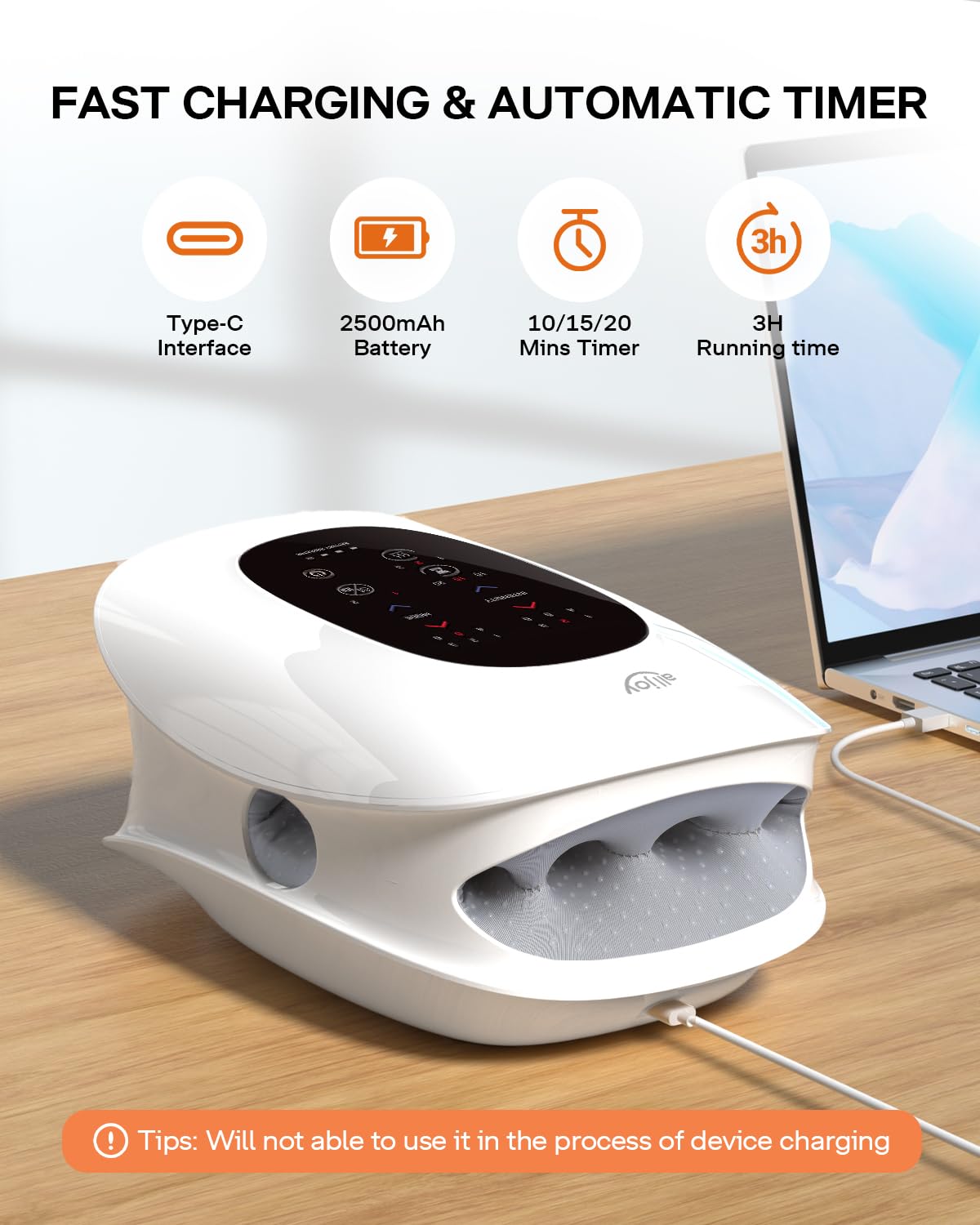 ALLJOY vista lateral que muestra diseño ambidiestro y apertura para dedos