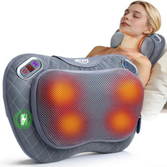 ALLJOY vista frontal del masajeador mostrando diseño ergonómico y facilidad de uso