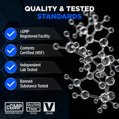 ALLMAX etiqueta con información nutricional, transparencia de calidad