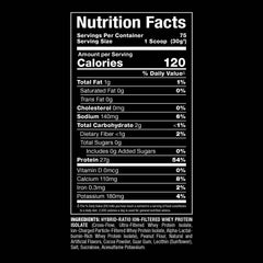 Etiqueta nutricional e ingredientes de ALLMAX ISOFLEX destacando libre de gluten y soya